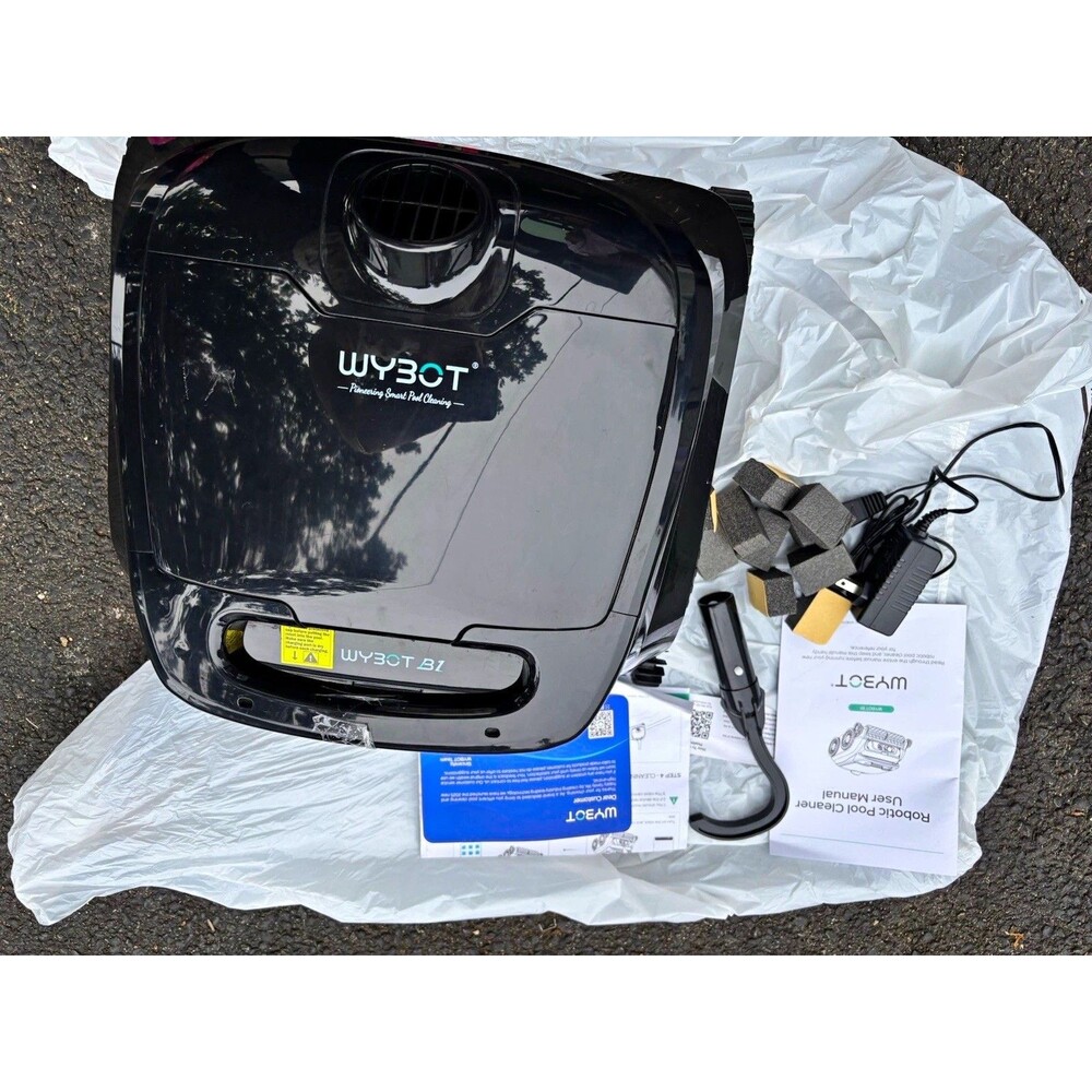 NEW WYBOT B1 Cordless Robotic Pool Cleaner - Never Used (No Box) + All Parts.